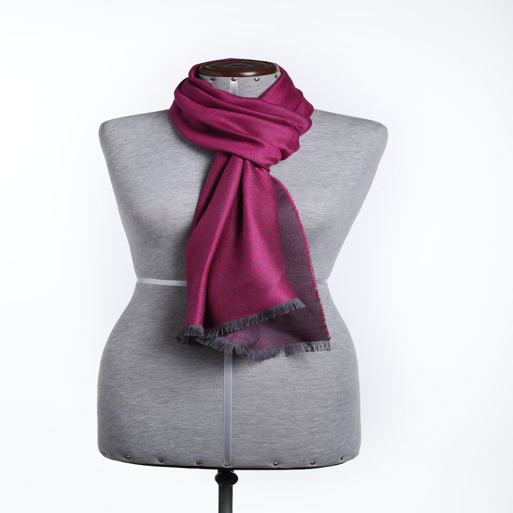 Stylish Year Round Shawls for Men/Women - 70% Peruvian Baby Alpaca 30% Natural Silk