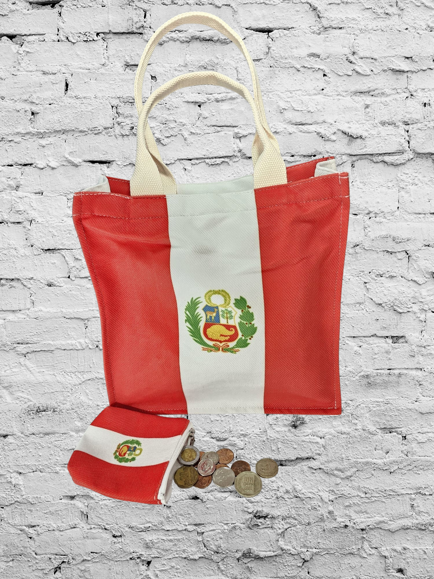 Coat of Arms Collection – Handmade Tote + Coin Bag Set
