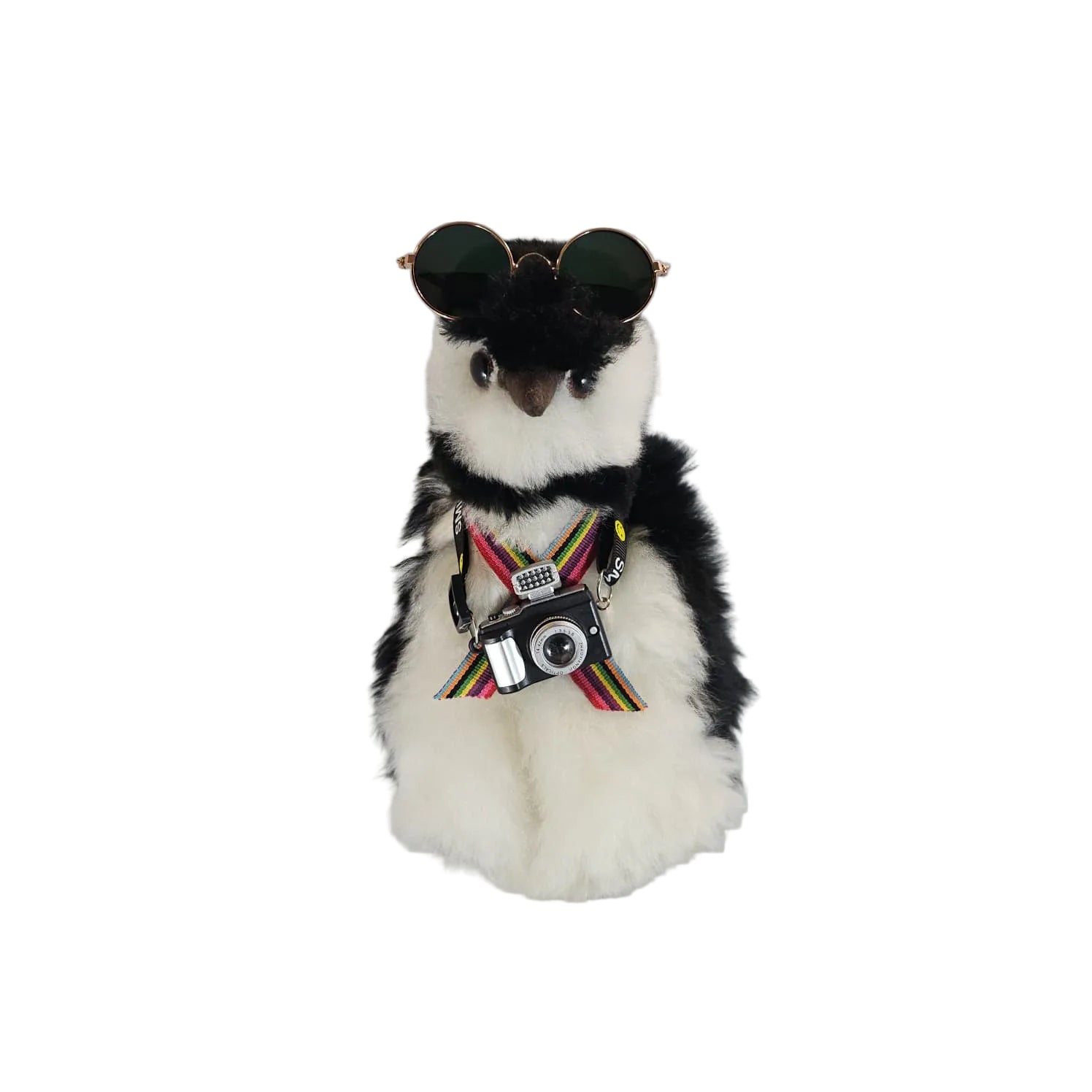 Traveling Penguin 100% Baby Alpaca Fur - Handmade Hypoallergenic