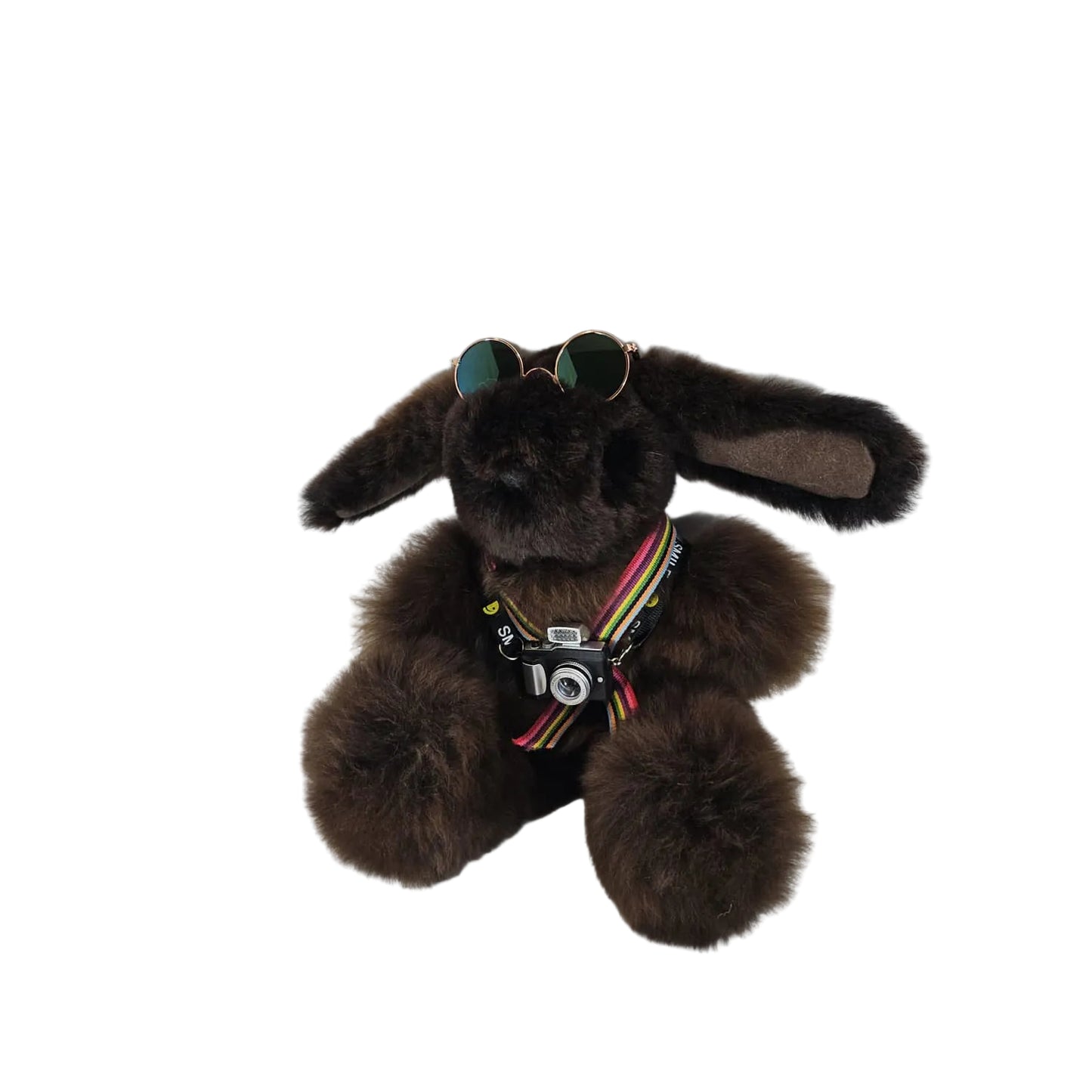 Pingüino 100 % baby alpaca que no daña la piel • Hecho a mano • Hipoalergénico y suave como almohada • (10 PULGADAS)