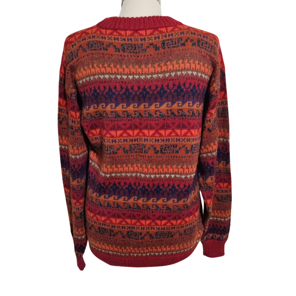 Awki Luxury Alpaca Wool Sweater Unisex Multiple Colors - Authentic Peruvian Andean Craftsmanship | Peru Gift Shop
