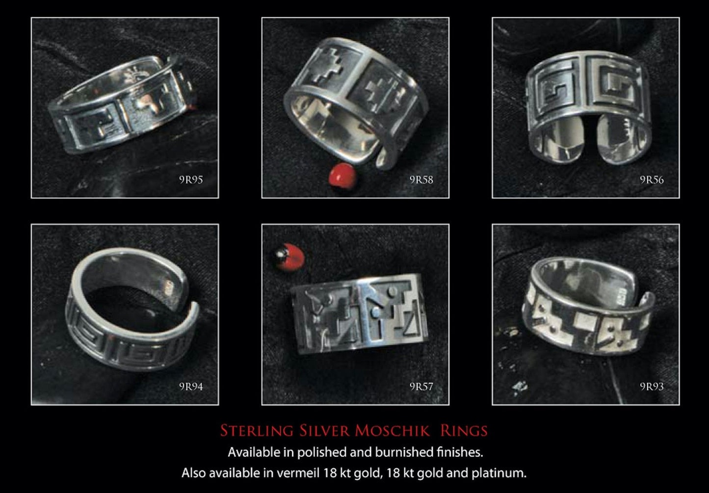 Inka Cross “Chakana” Peruvian Inspired Love Exchange Unisex Sterling Silver Rings - EvelynBrooksDesigns