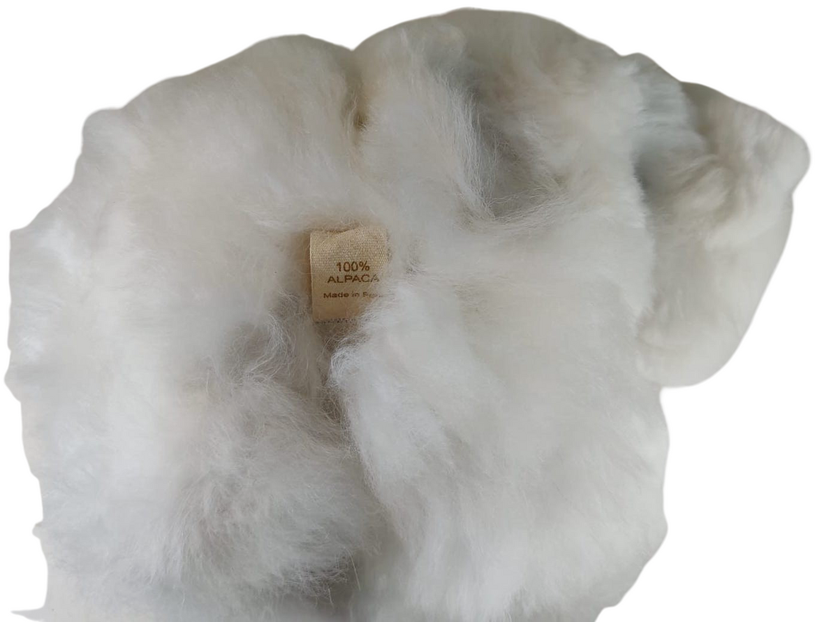 100% Baby Alpaca Fur Elephant • Handmade • Hypoallergenic & Pillow Soft • (12" approx.)