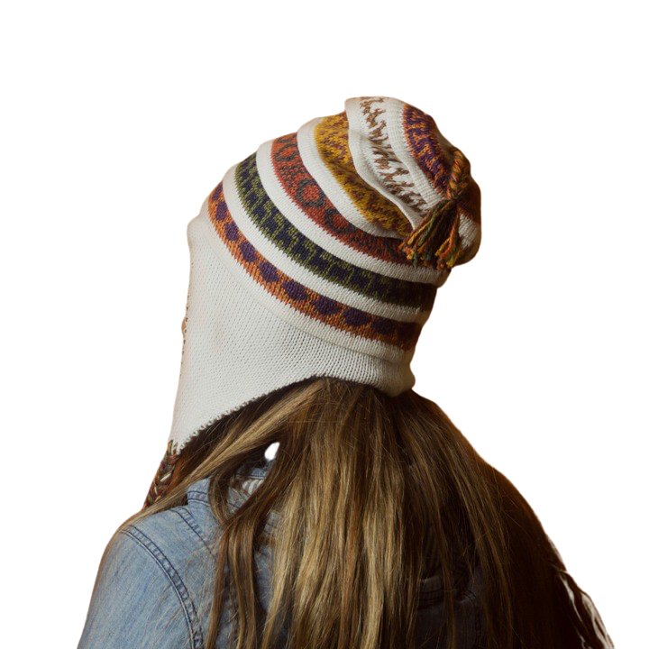 Authentic Handcrafted Alpaca Wool "Chuyo" Hats UNISEX | One Size Fits All | Traditional Peruvian Craftsmanship