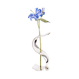Handmade Luxury Home Decor Silver Plated "Organic" Flower Vase