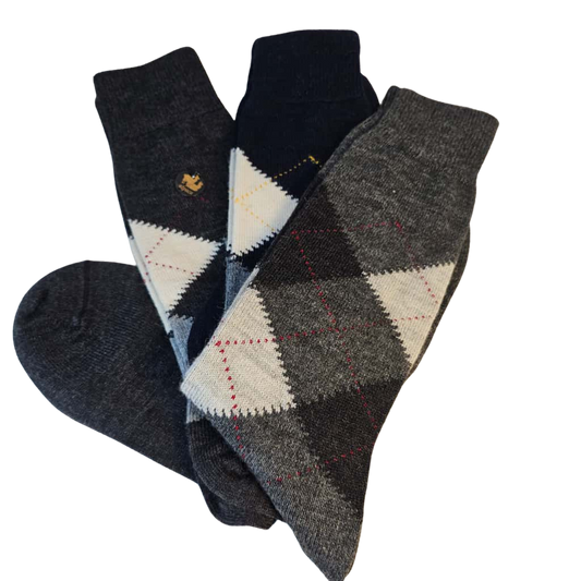 "Scottish Style" Warm, Comfy, Soft and Dressy Alpaca Socks