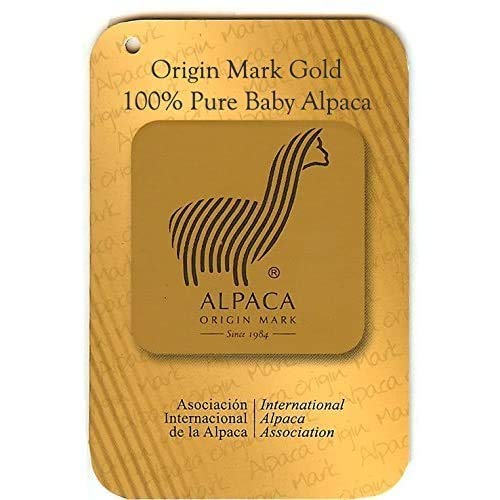 Elegante bufanda cálida reversible de lana de alpaca peruana pura para hombres y mujeres