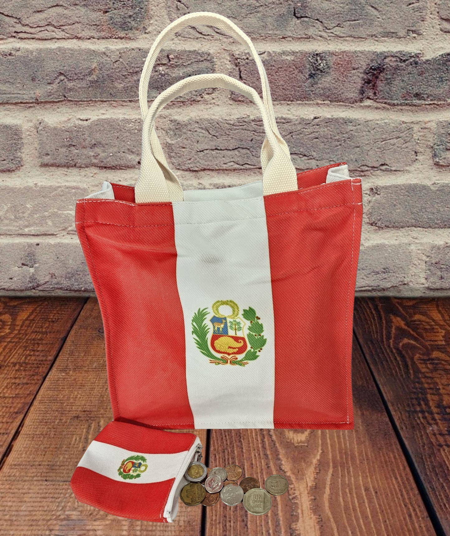 Coat of Arms Collection – Handmade Tote + Coin Bag Set