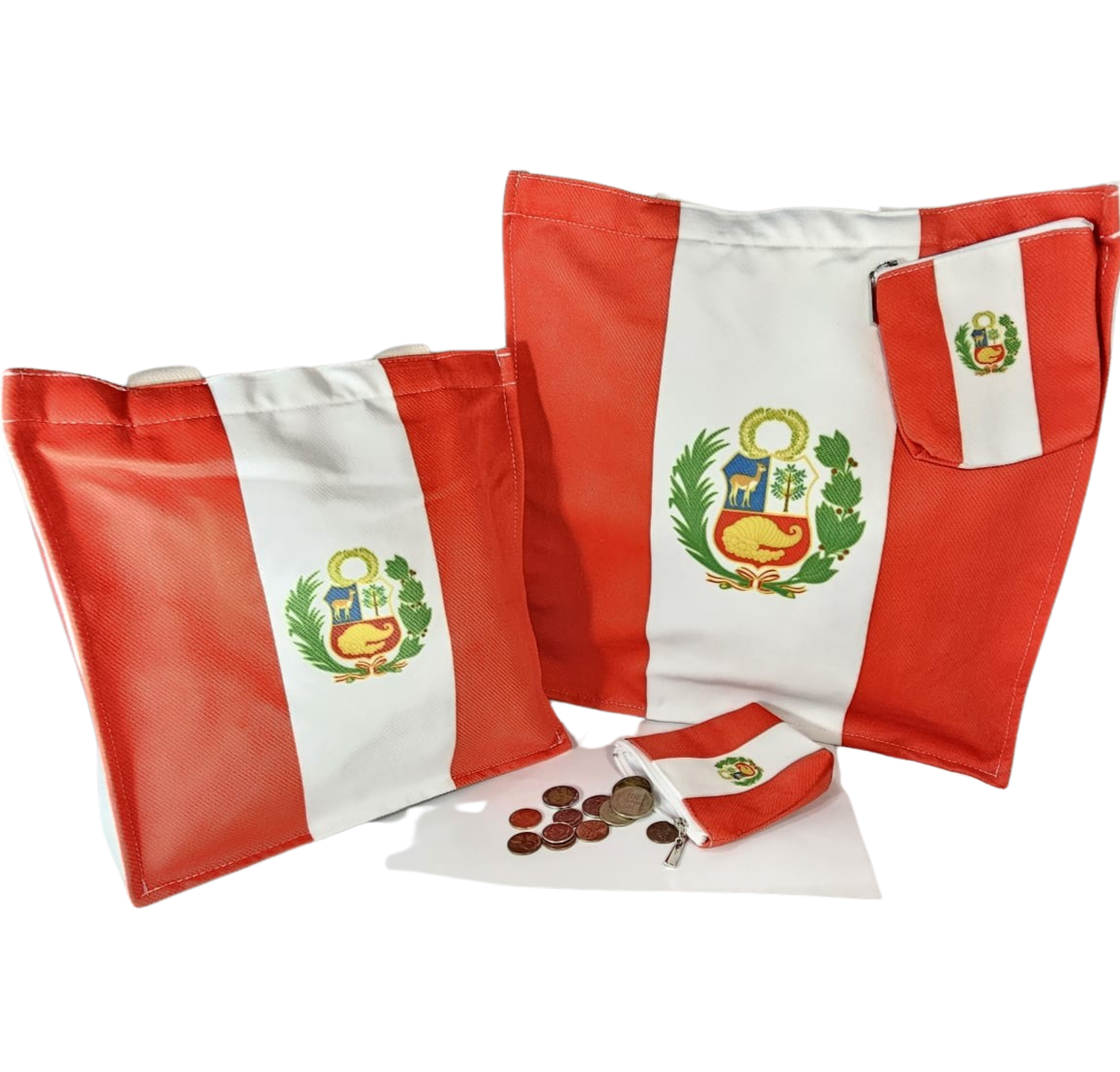 Coat of Arms Collection – Handmade Tote + Coin Bag Set