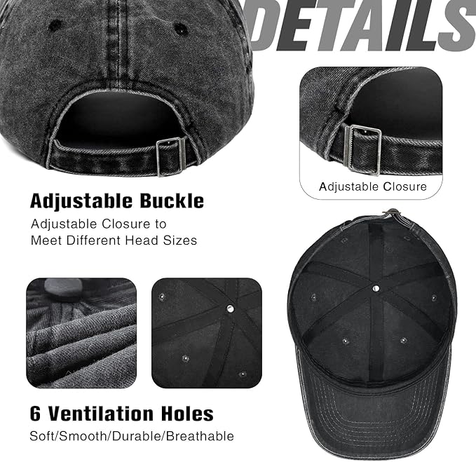 Chef-Inspired Adjustable Cotton Caps