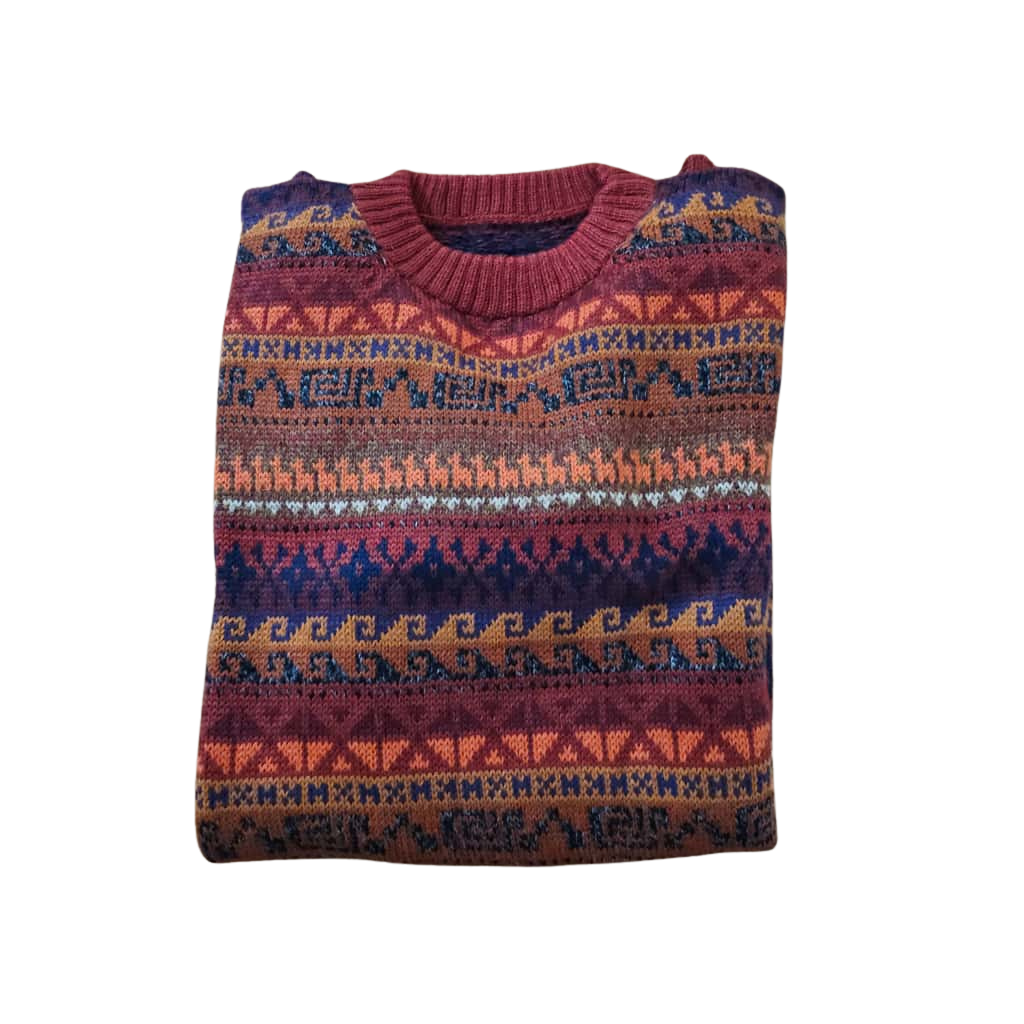 Unisex Luxury Handmade Alpaca Wool Sweater Authentic Peruvian Craftsmanship
