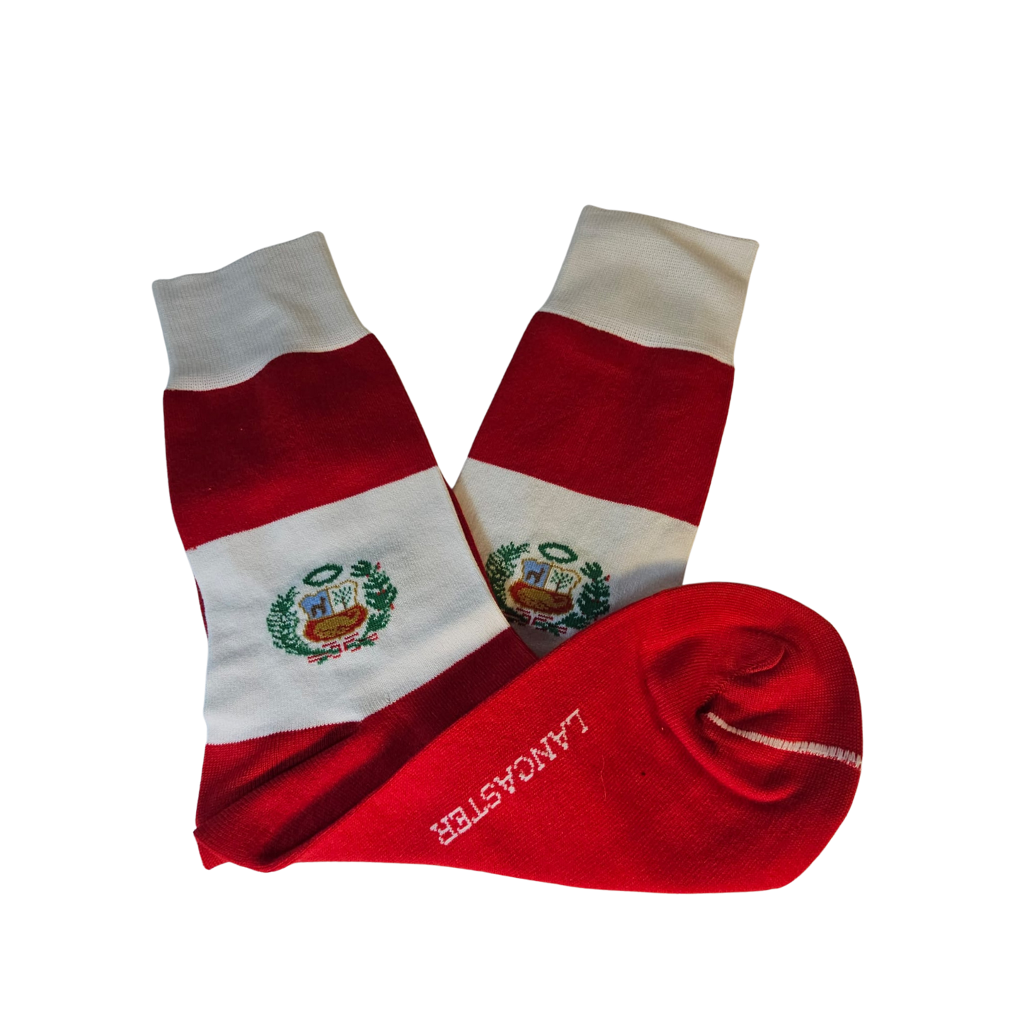 "Coat of Arms" Escudo del Perú Cotton Socks – Unisex High-Cut