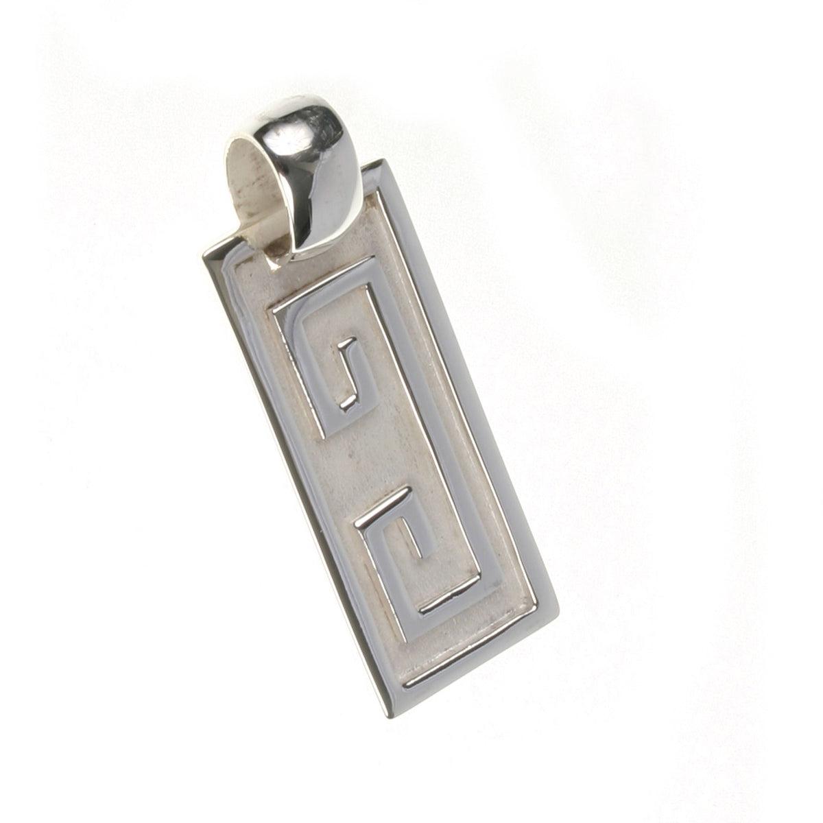 Moschik Sterling Silver Pendants – Chakana Cross & Key Designs