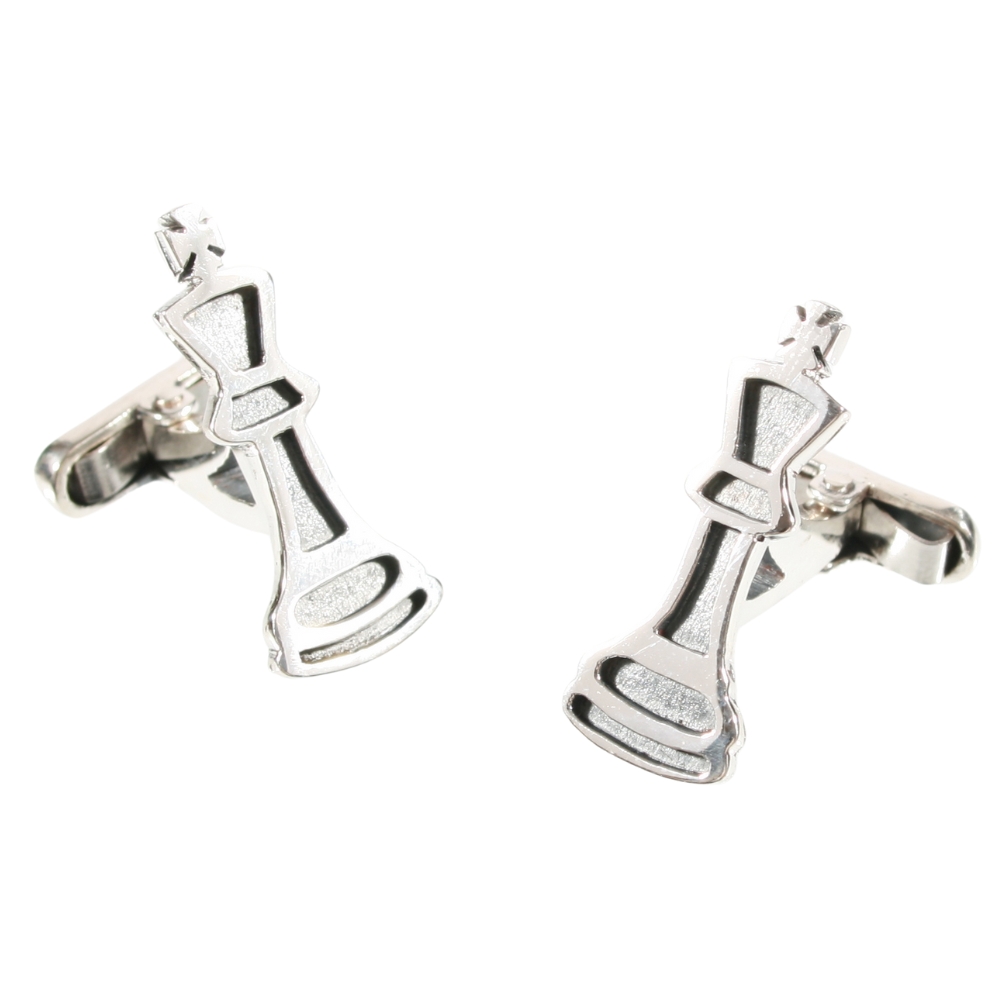 Handcrafted Sterling Silver Cufflinks – Inspired by the Game of Chess