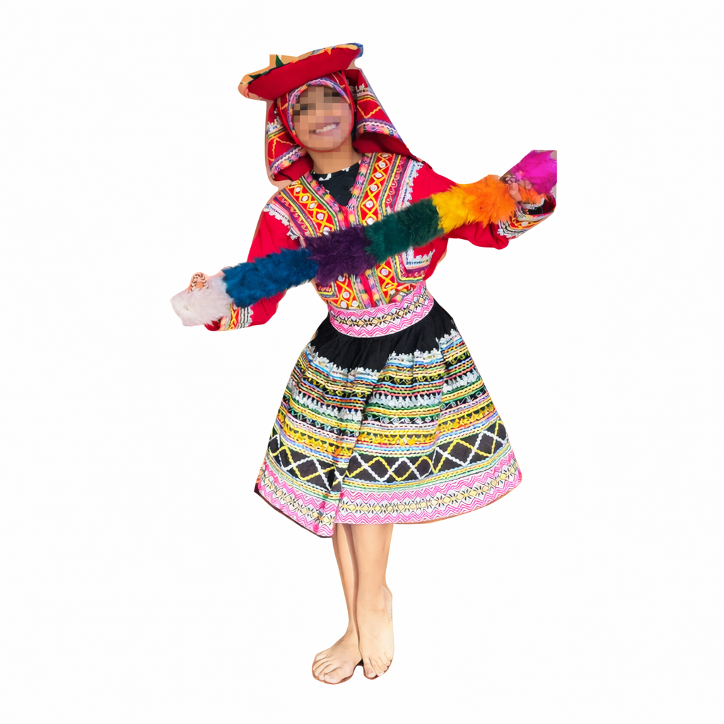 5 Piece Valicha Heritage Dress – Cusco Festive Celebration Ensemble