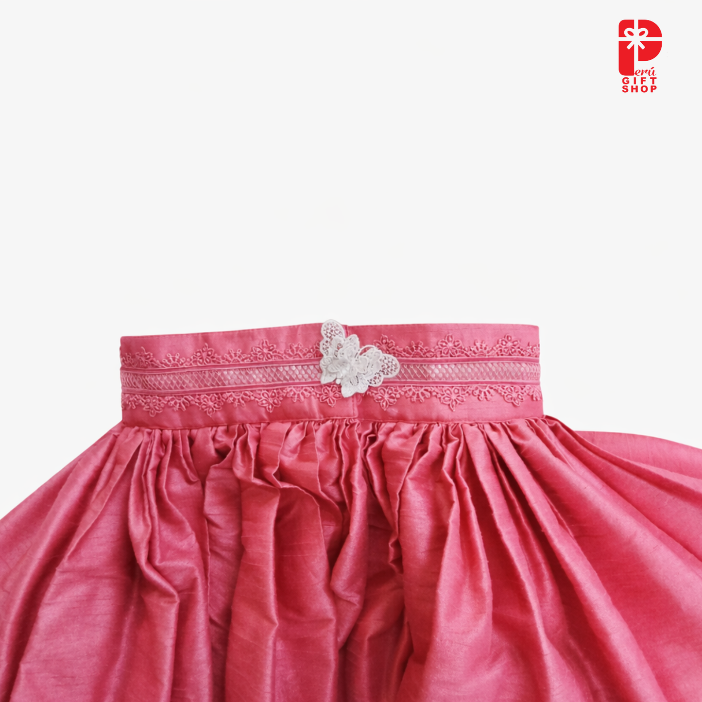 7 Piece Marinera Norteña Heritage Dress – Rosa Imperial Stylized Edition