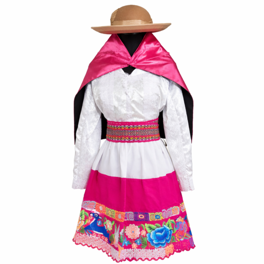 5 Piece Huaylarsh Heritage Dress – Andean Festive Edition