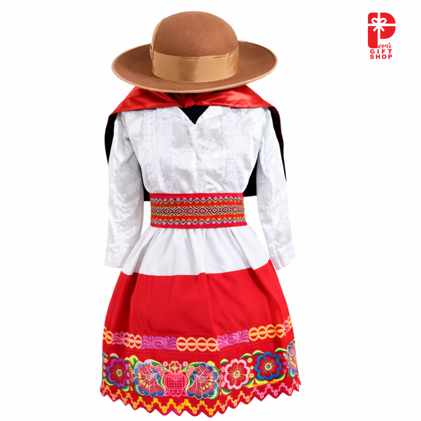 5 Piece Huaylarsh Heritage Dress – Andean Festive Edition