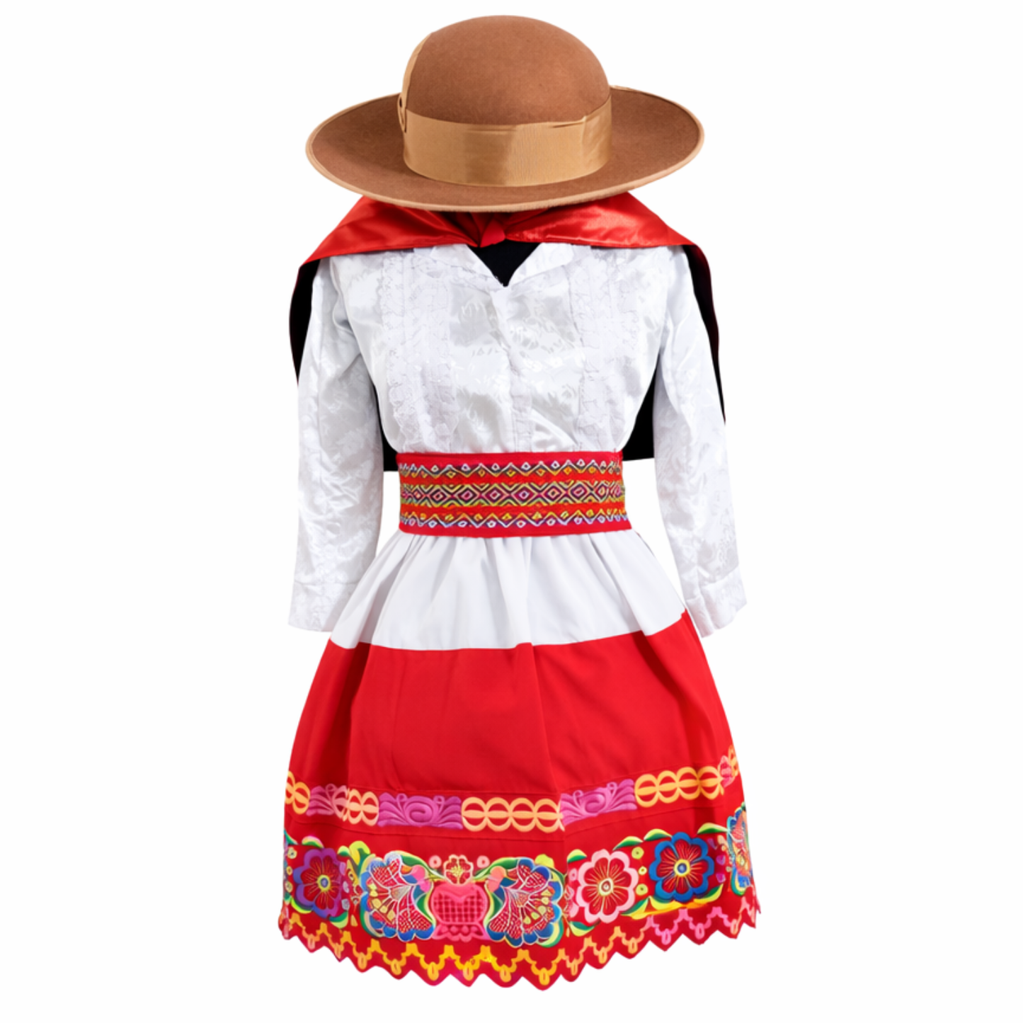 5 Piece Huaylarsh Heritage Dress – Andean Festive Edition