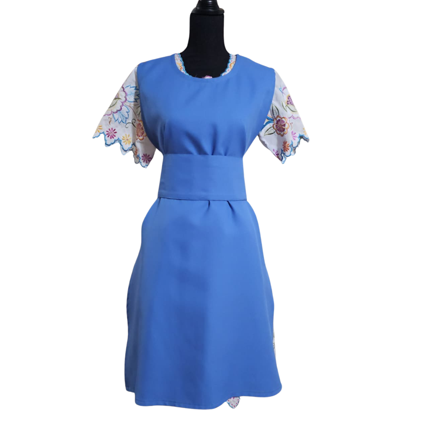 Marinera Norteña Heritage Dress – Anaco de Colán Light Blue Edition
