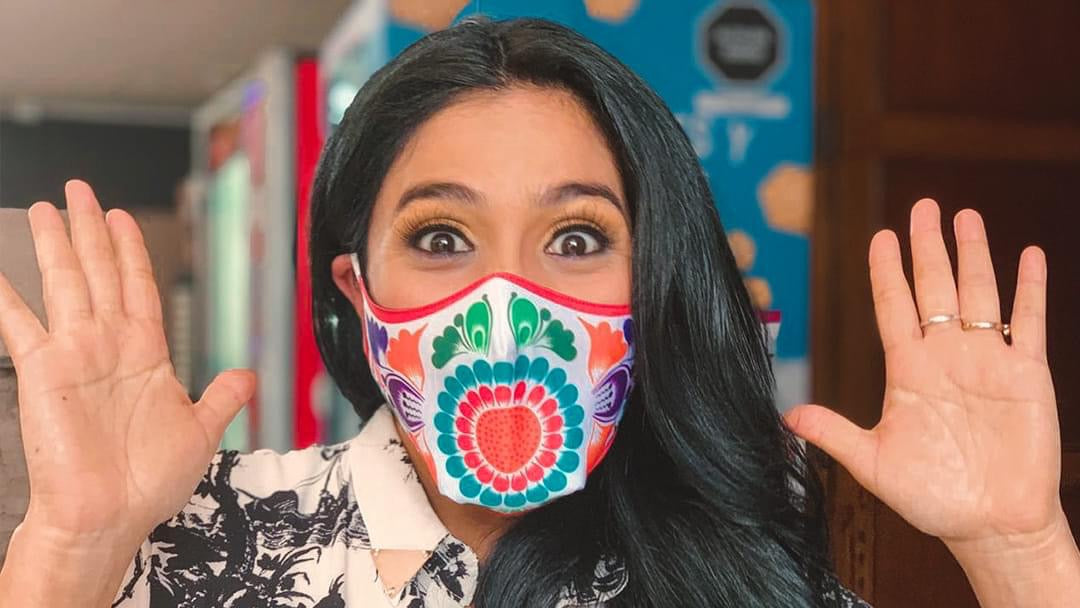 Traditional Coat of Arms "Escudo" Handmade Facemask