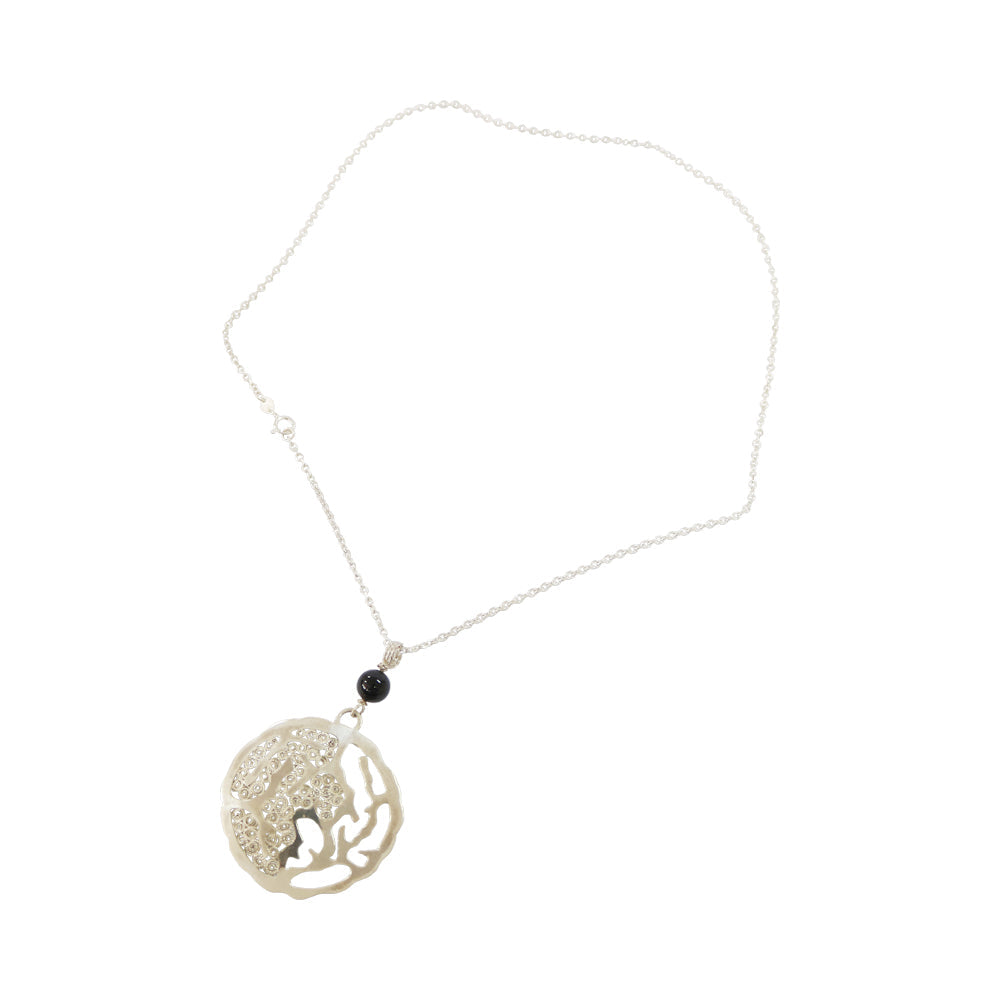 Sterling Silver Filigree Opposites Attract Pendant Necklace Handmade in Peru by Yares Jewelry | Peru Gift Shop