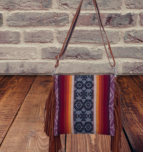 Handmade Peruvian Leather Boho Chic Bag – A Perfect Blend of Style & Functionality