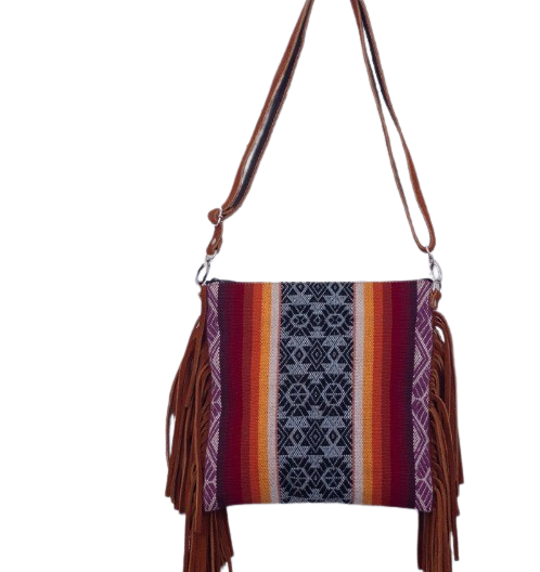 Handmade Peruvian Leather Boho Chic Bag – A Perfect Blend of Style & Functionality