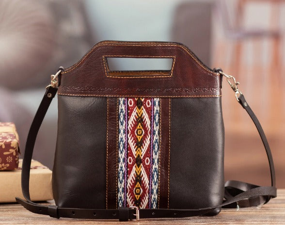 Handmade Peruvian Leather TSatchel Bag – A Perfect Blend of Style & Functionality