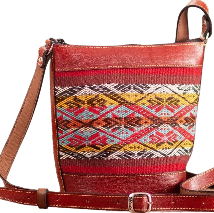 Handmade Peruvian Leather Handbag – Artisan-Crafted for Style & Functionality