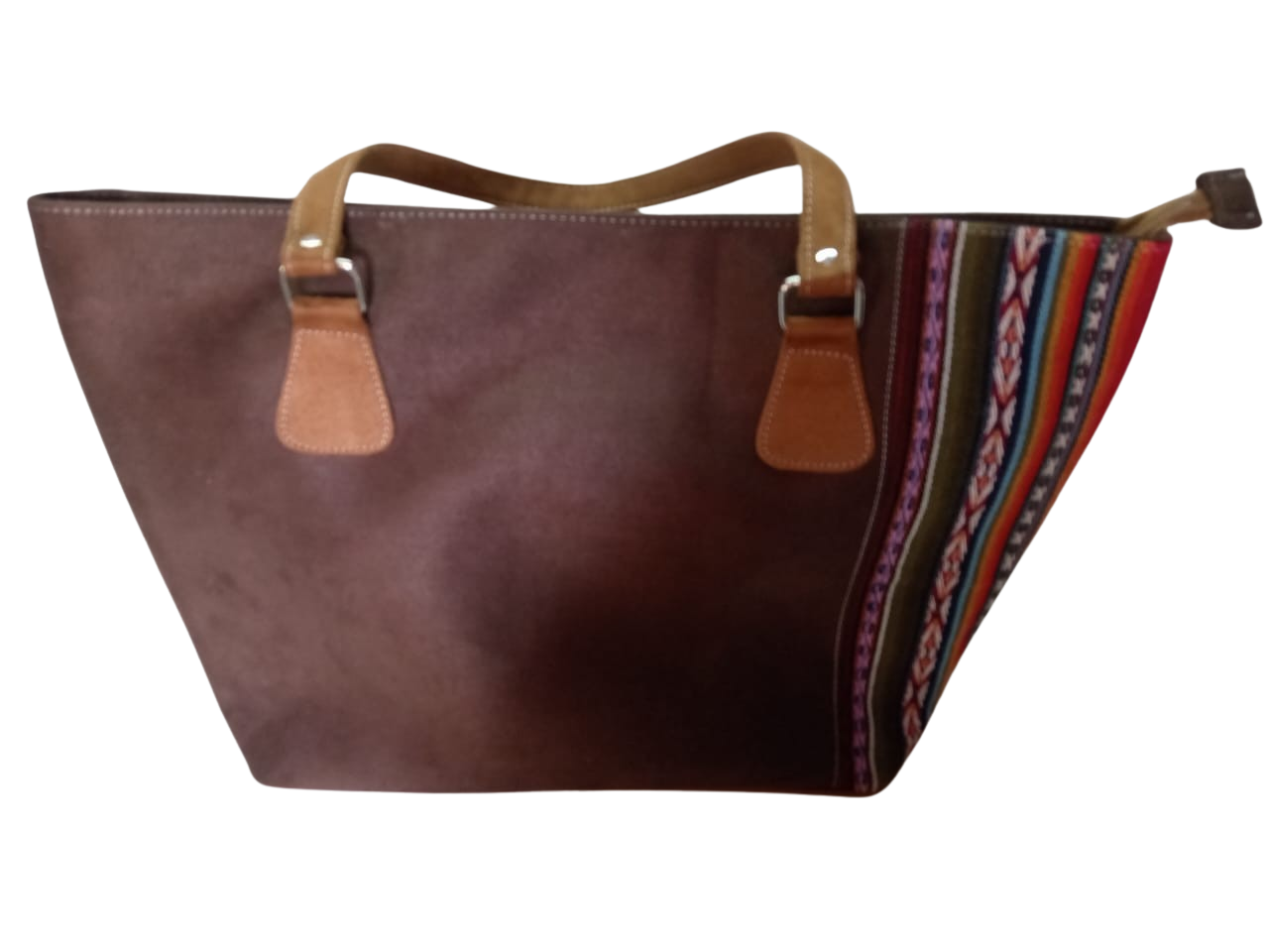 Handmade Peruvian Leather Travel Tote Bag – A Perfect Blend of Style & Functionality