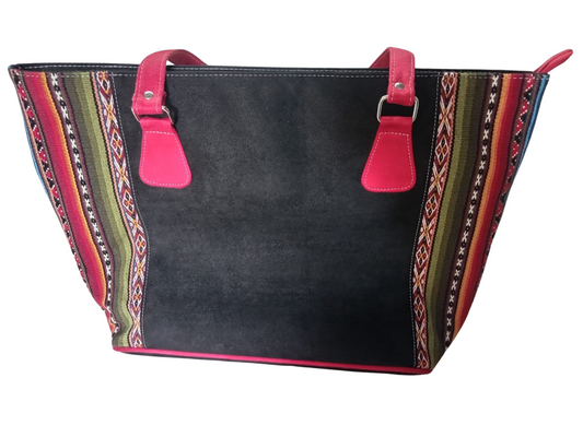 Handmade Peruvian Leather Travel Tote Bag – A Perfect Blend of Style & Functionality