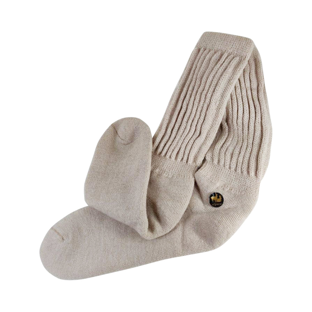 Warm & Comfy 100% Baby Alpaca Extra Long Socks (Variety of Colors)