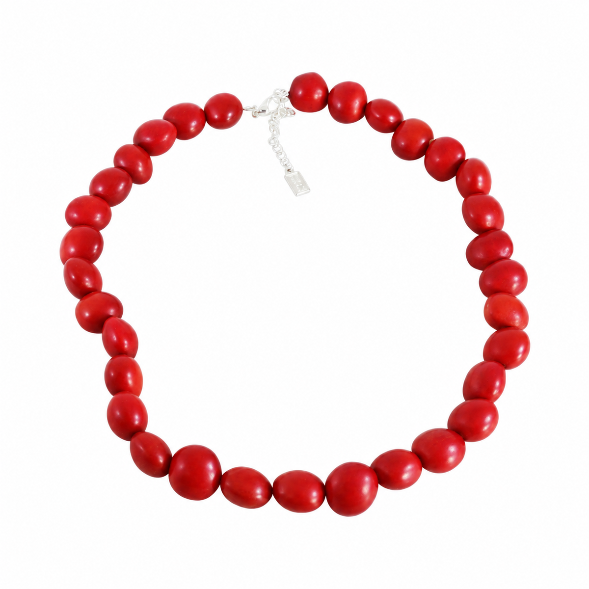 Classic Ecofriendly Red & Black Good Luck Necklace 16"-24" (Style 2)