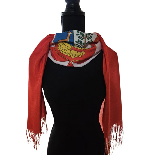 Handmade Coat of Arms "Escudo" Peruvian Shawl