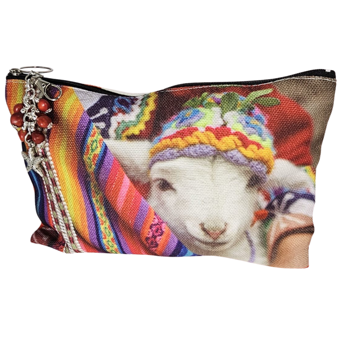 Handmade Cotton Travel Pouch "Coat of Arms of Peru" Escudo del Perú (Copy)