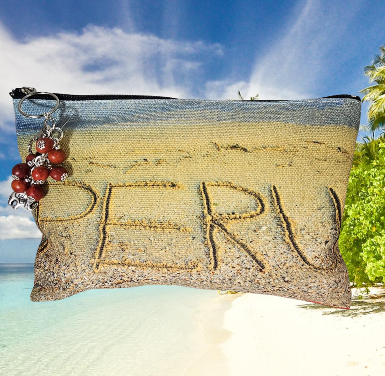 Handmade Cotton Travel Pouch "Coat of Arms of Peru" Escudo del Perú (Copy)