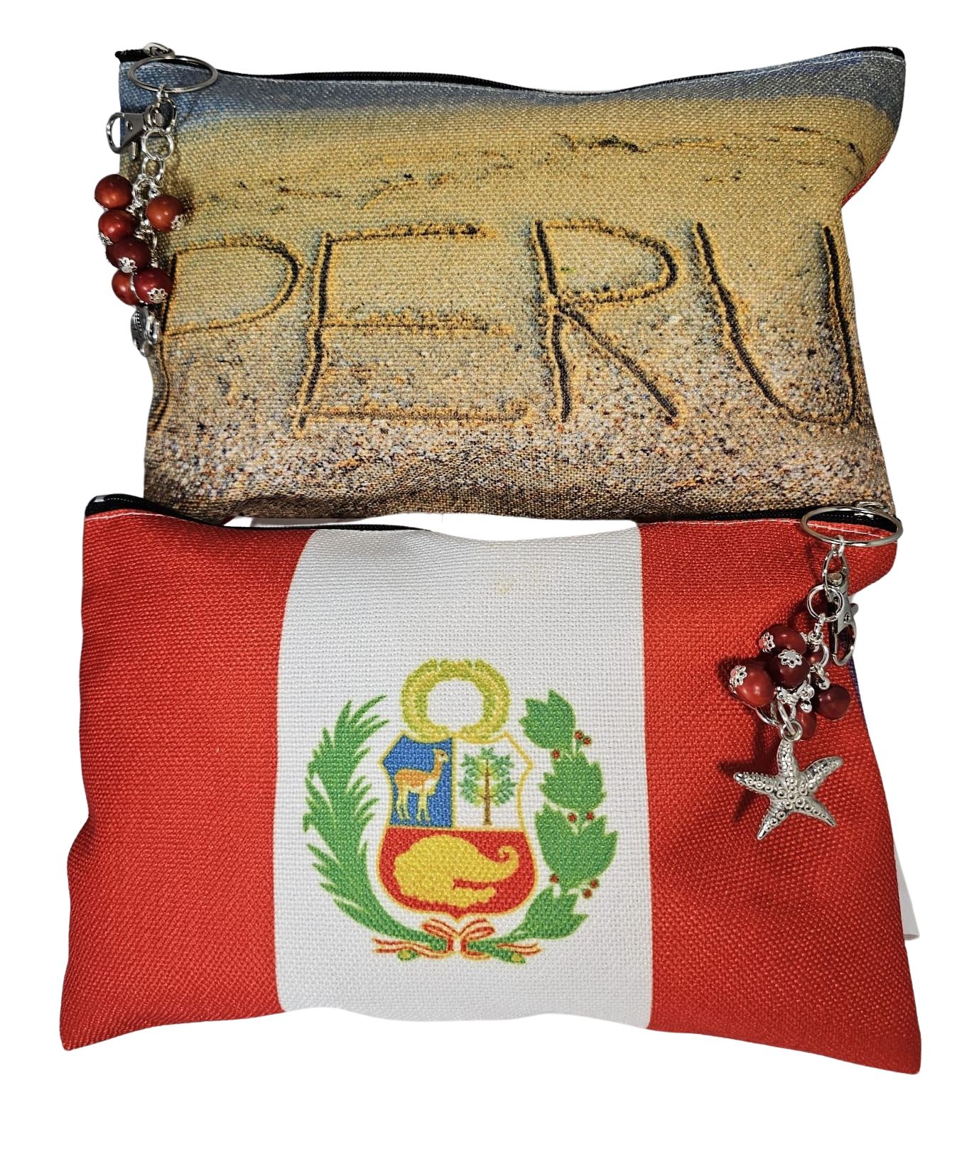 Handmade Cotton Travel Pouch "Coat of Arms of Peru" Escudo del Perú (Copy)