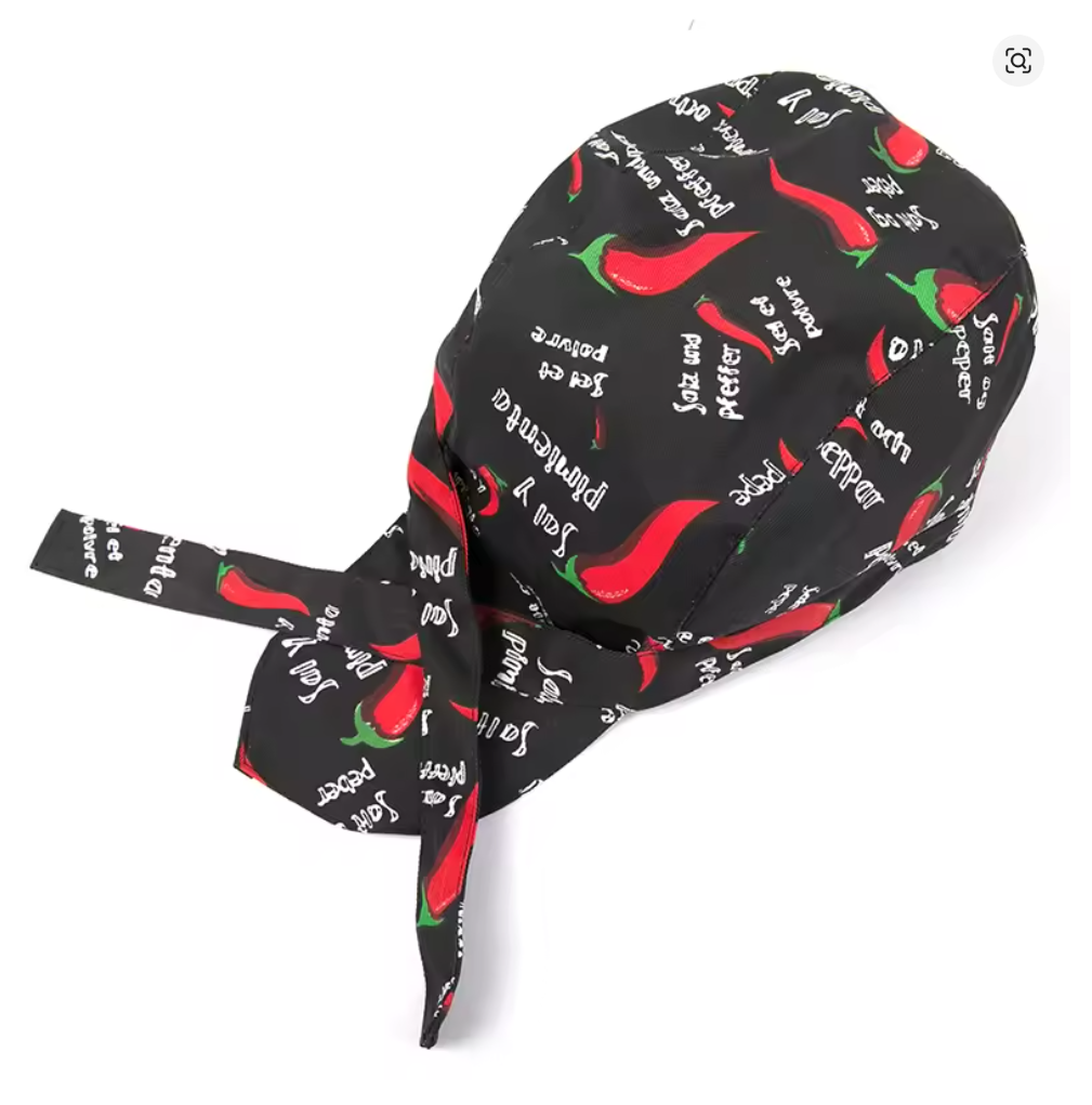Chef-Inspired Cotton Head Wraps