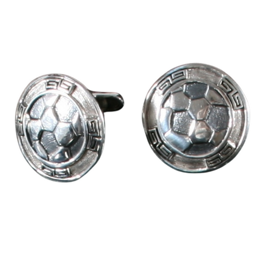 Handcrafted Peruvian Cufflinks – Inspired by Moche Inca Culture & Soccer Passion