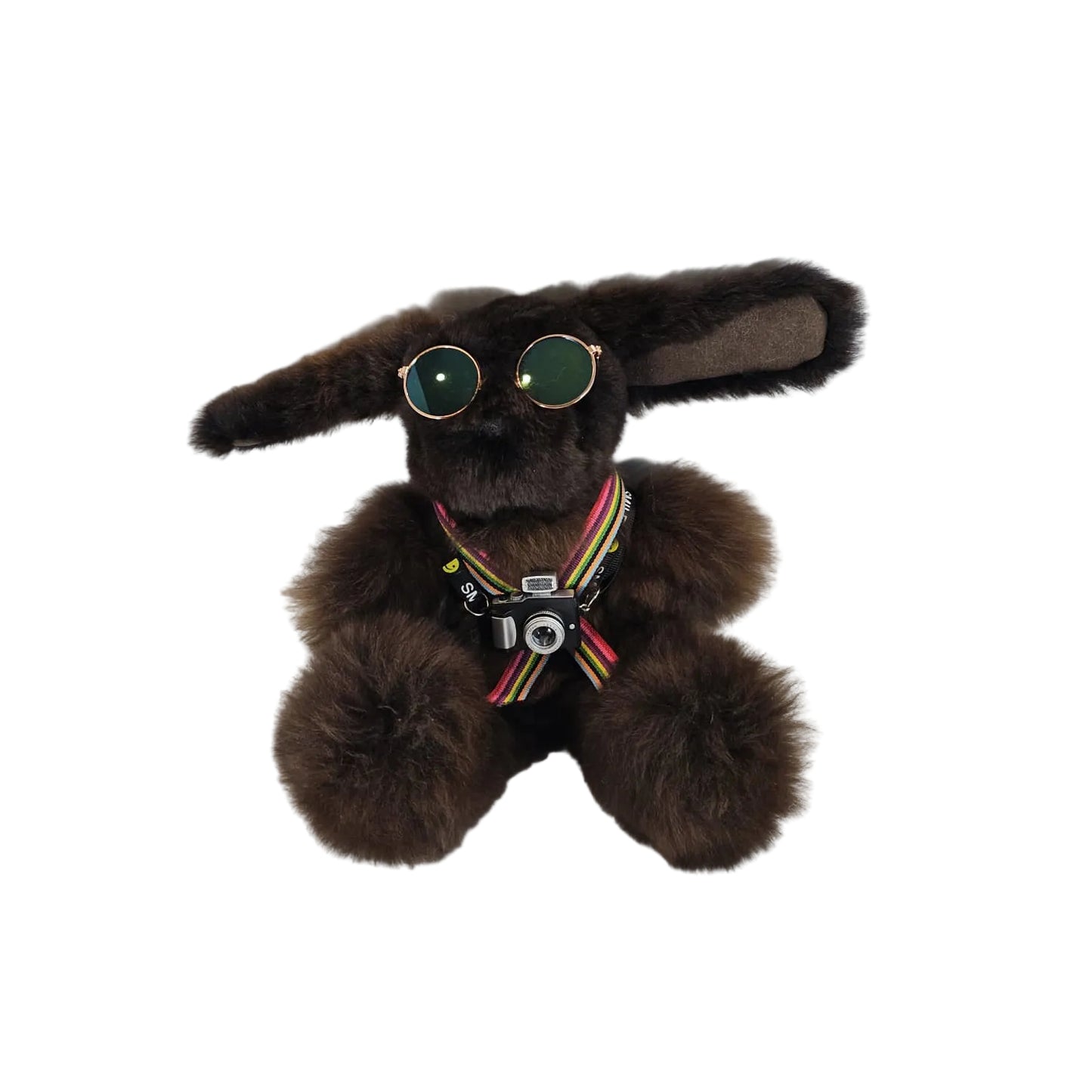 Pingüino 100 % baby alpaca que no daña la piel • Hecho a mano • Hipoalergénico y suave como almohada • (10 PULGADAS) 