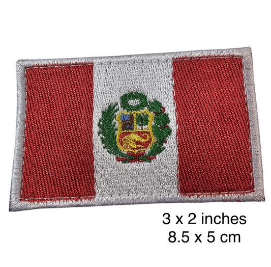 Handmade Embroidered Patch Traditional "Coat of Arms "Escudo" del Perú