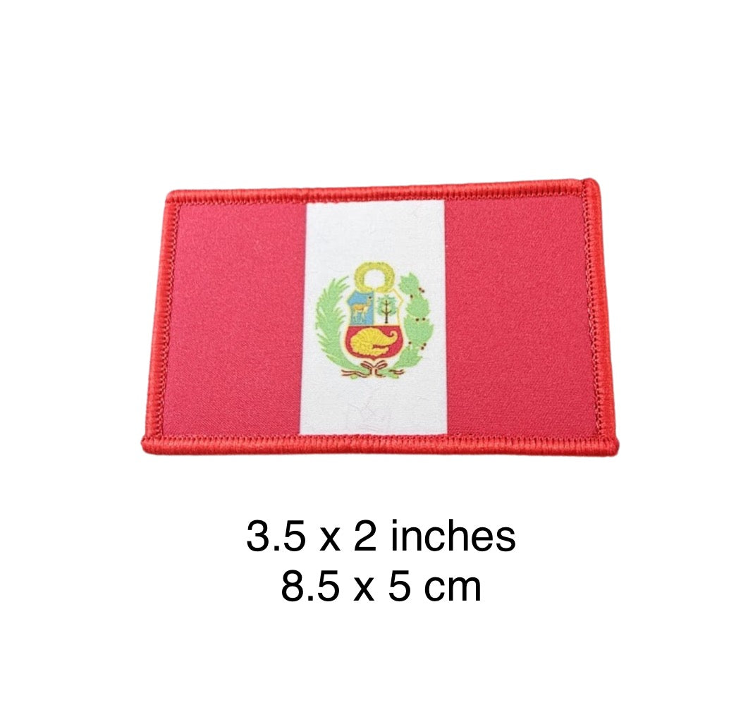 Handmade Embroidered Patch Traditional "Coat of Arms "Escudo" del Perú