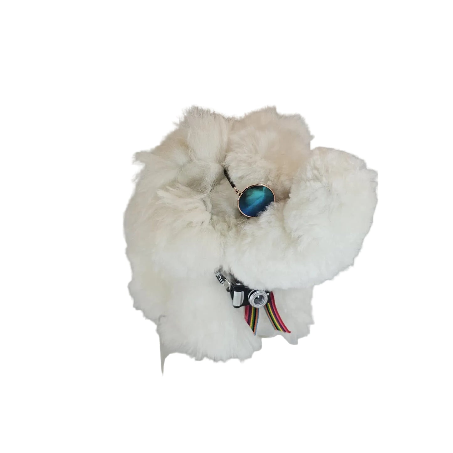 Elefante de piel de alpaca bebé 100% • Hecho a mano • Hipoalergénico y suave como almohada • (12 PULGADAS) 