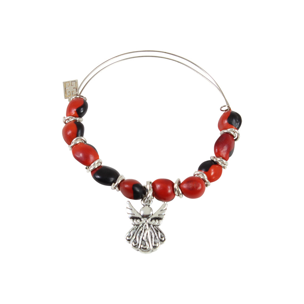 Guardian Angel Huayruro Good Luck Bracelet - Symbol of Protection, Guidance & Good Fortune