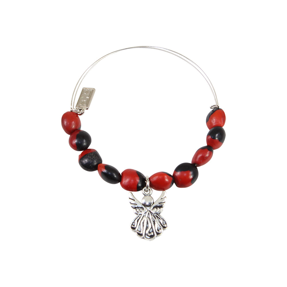 Guardian Angel Huayruro Good Luck Bracelet - Symbol of Protection, Guidance & Good Fortune