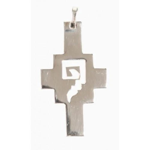 Moschik Sterling Silver Pendants – Chakana Cross & Key Designs