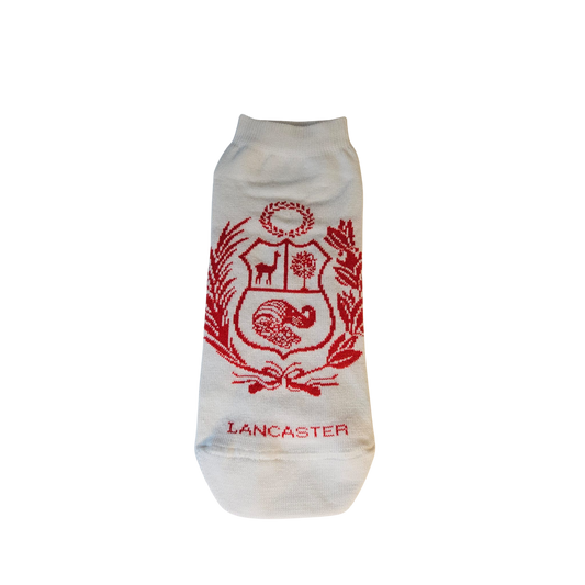 Peruvian Cotton Socks – "Coat of Arms" / Escudo del Perú Design (Unisex)