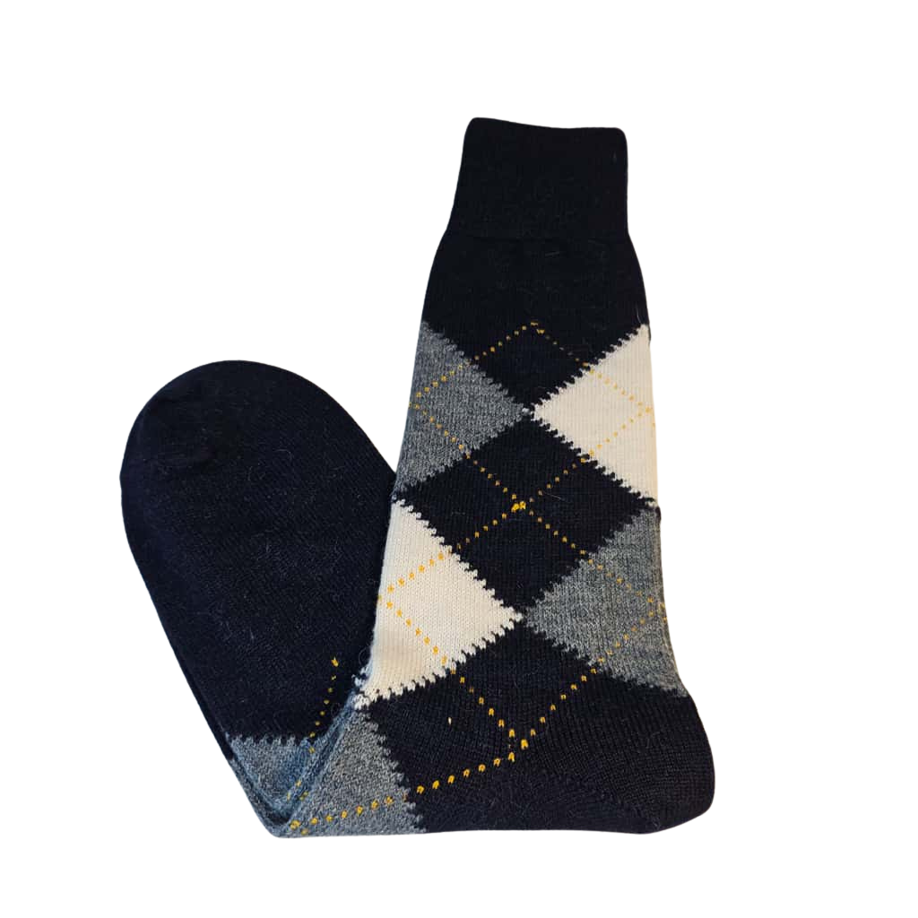 "Scottish Style" Warm, Comfy, Soft and Dressy Alpaca Socks