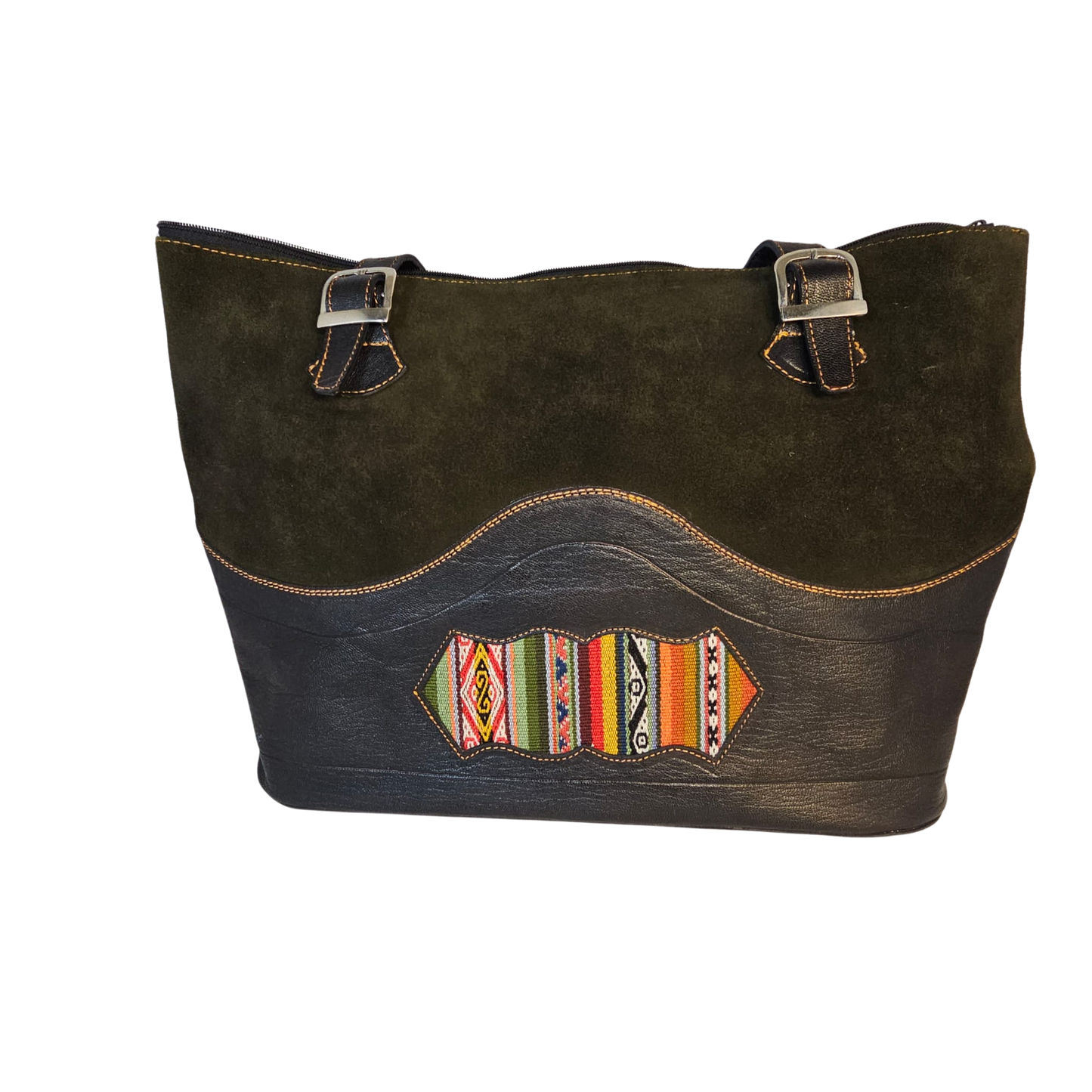 Handmade Peruvian Leather Travel Tote Bag – A Perfect Blend of Style & Functionality